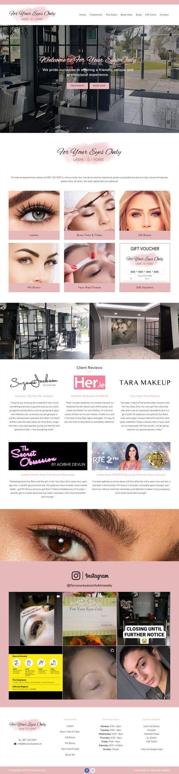 Image 11 for Free Salon Web Templates