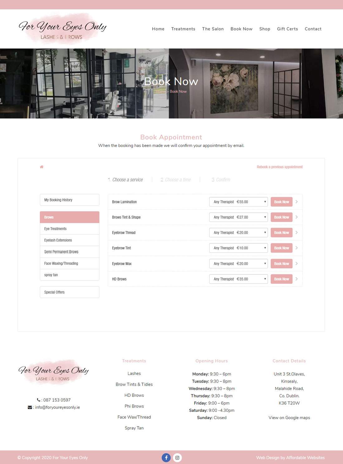 Image 10 for Free Salon Web Templates