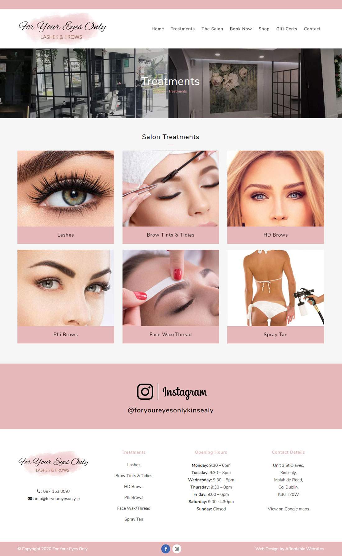 Image 14 for Free Salon Web Templates